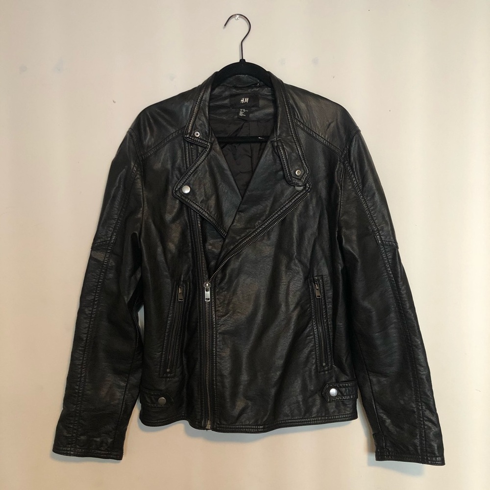 H&M Men’s Faux Leather Jacket